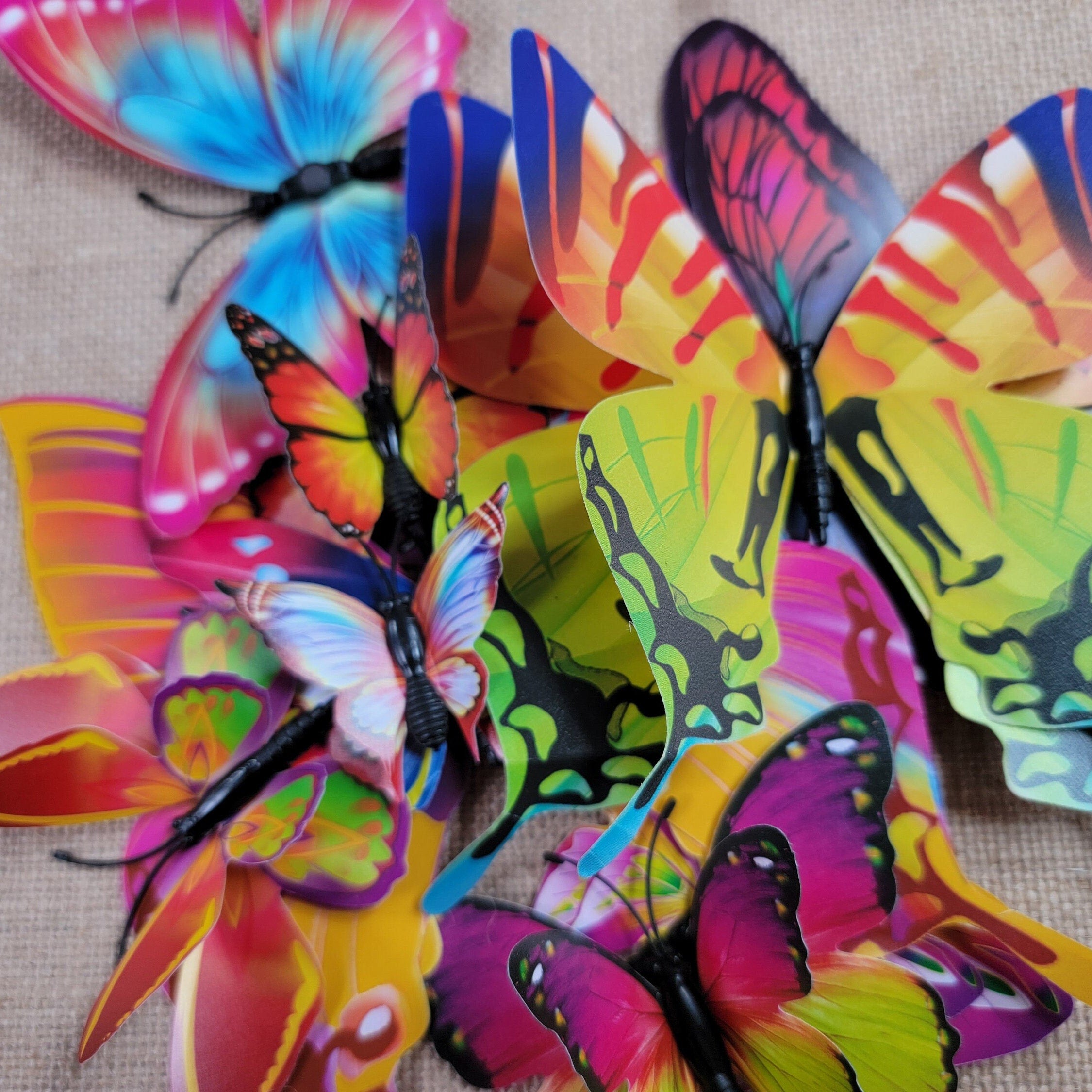 3D Butterfly Wall Decals: DIY Removable PVC Wedding Decor (12pcs/set)